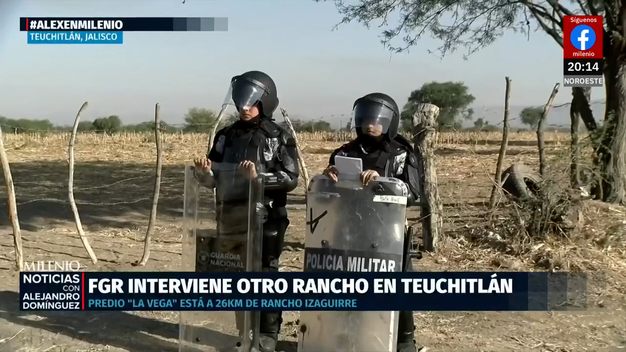La FGR interviene otro rancho en Jalisco por posible reclutamiento
