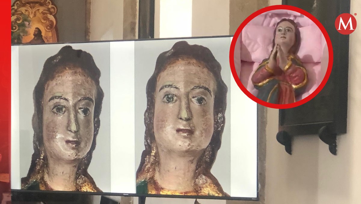 Restauración de la Virgen de Zapopan. (Especial)