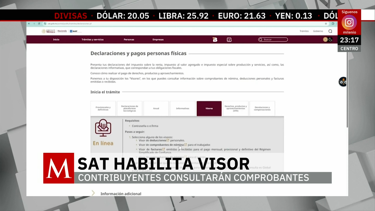 El SAT habilita un visor de comprobantes de nómina para facilitar su consulta