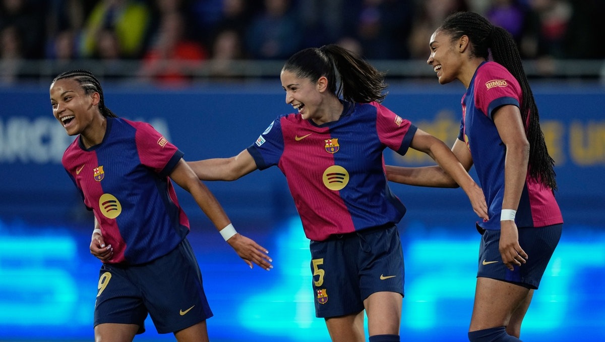 El Barcelona apaleó al Wolfsburg y se clasifica a semifinales de UCLF (EFE)