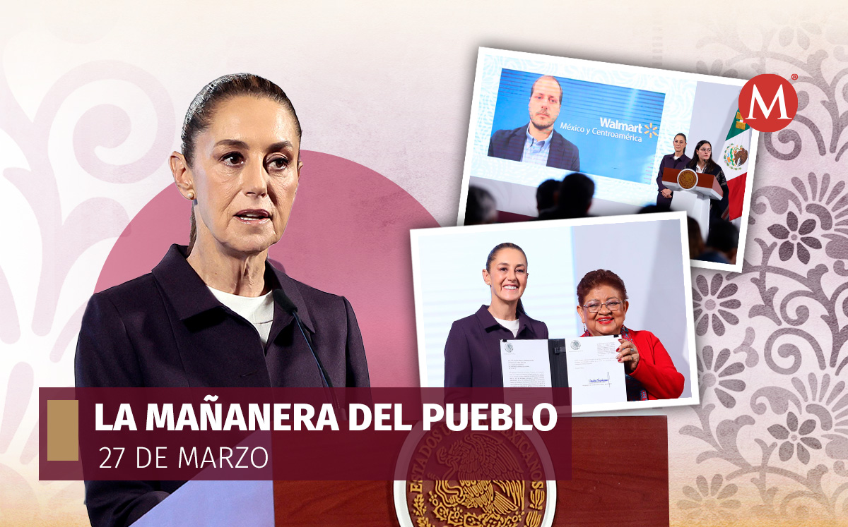 La Mañanera del Pueblo HOY 27 de marzo | Foto: Especial