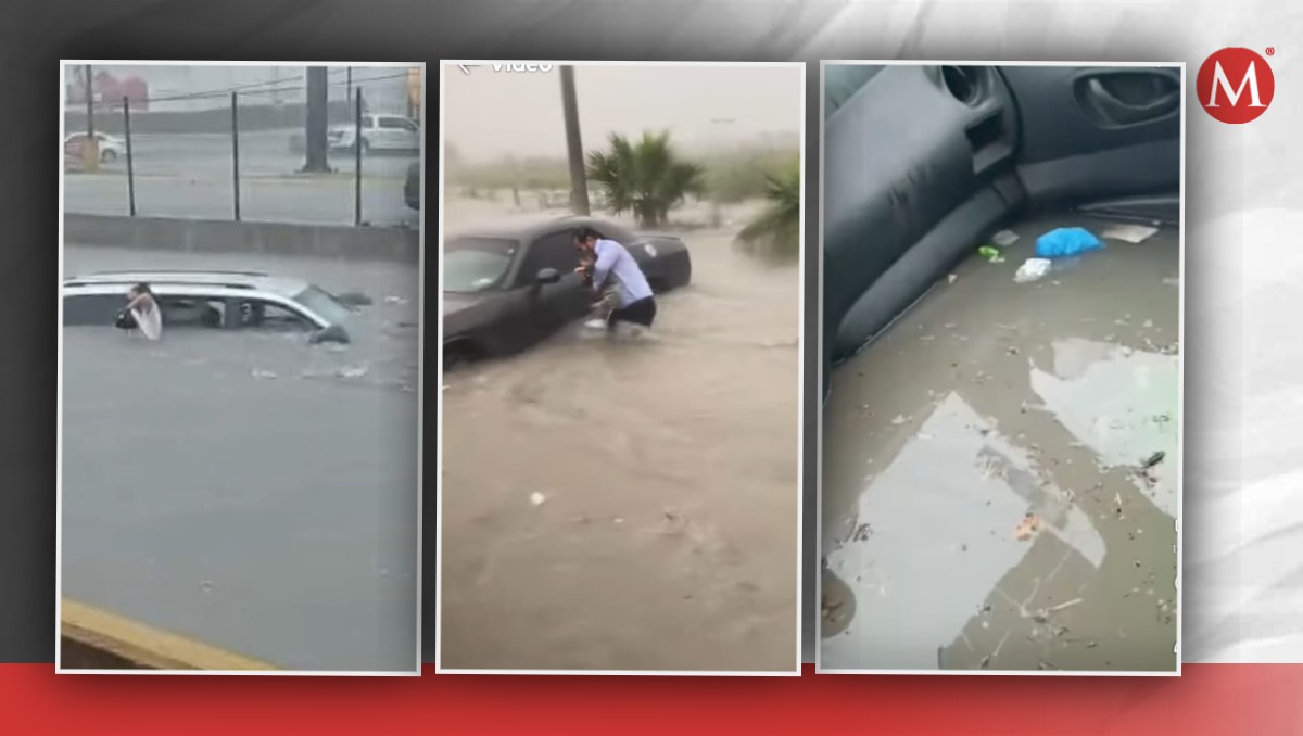 Rescatan automovilistas en avenidas de Reynosa