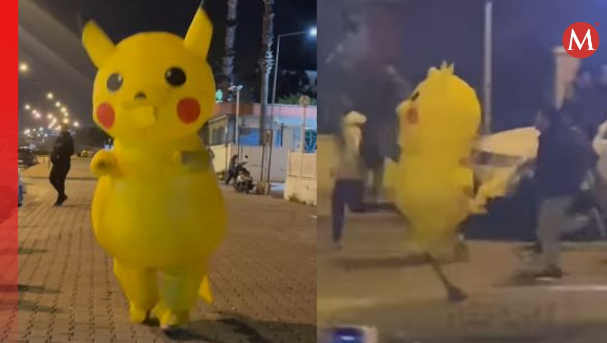 Los vídeos de la botarga se volvieron virales | Capturas