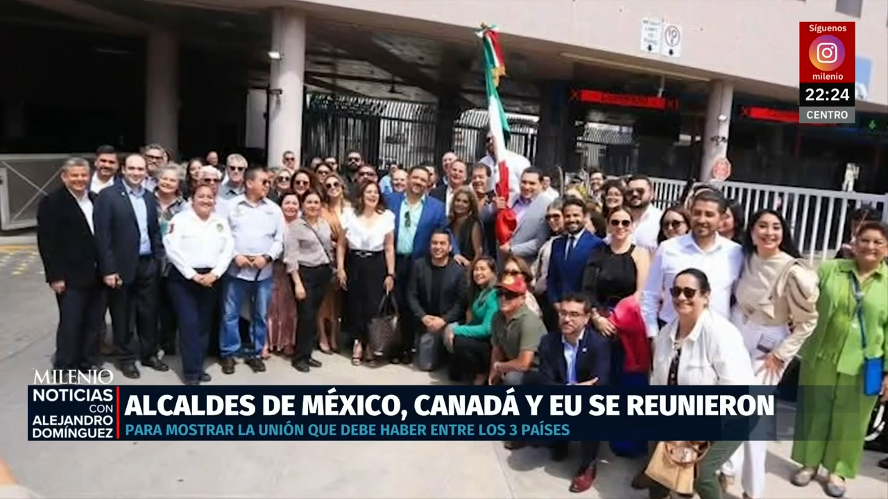 Alcaldes de México, Estados Unidos y Canadá rechazan política arancelaria de Trump