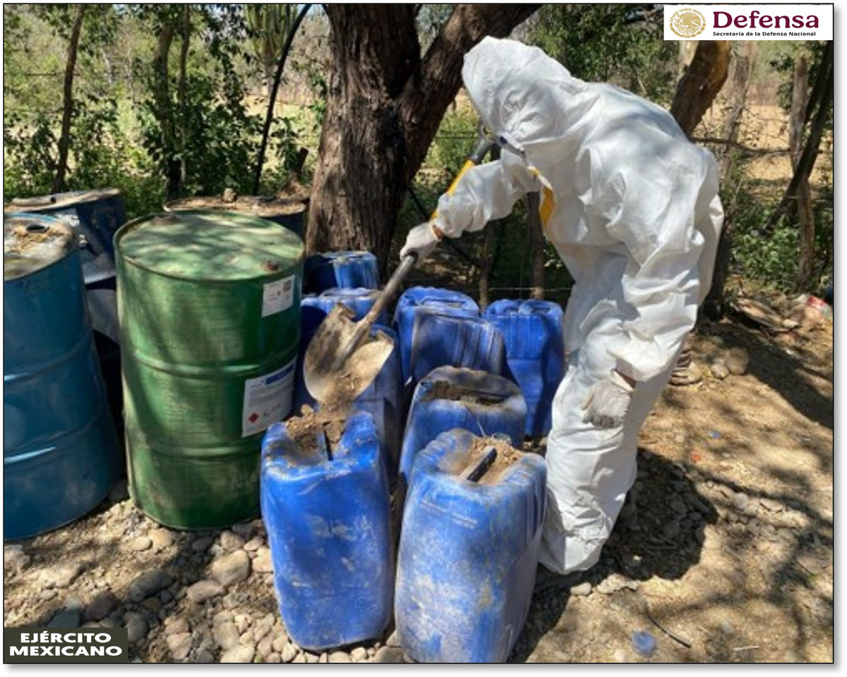 Se han identificado e inutilizado 548 áreas de concentración de materiales químicos. (Foto: especial)