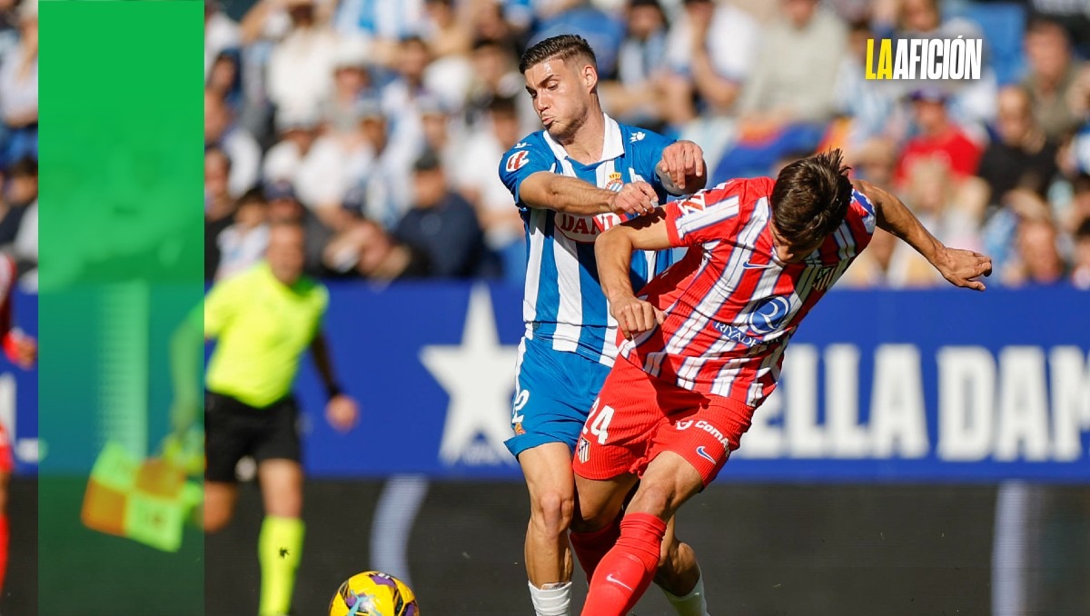Le Normand del Atlético de Madrid salió antes a causa de traumatismo (EFE)