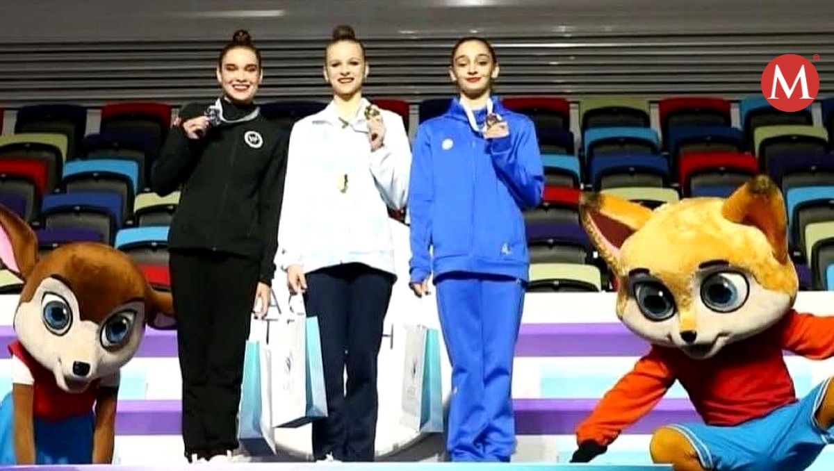 Tamaulipeca Ledia Juárez gana plata en Torneo Internacional Gimnasia. (Cortesía)