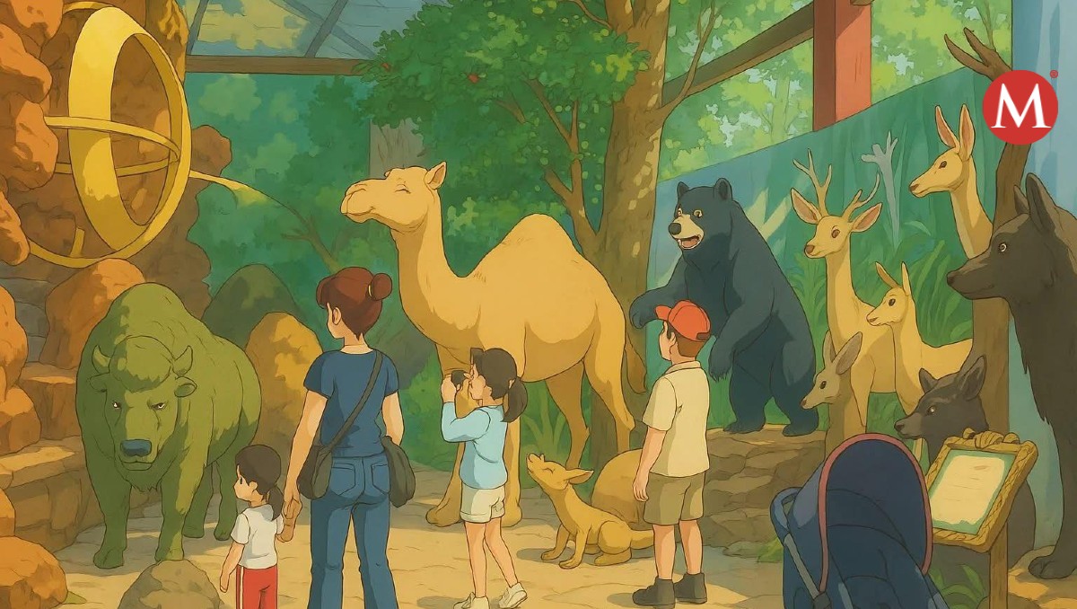Zoológico de Tamatán al estilo Studio Ghibli. (Cortesía)
