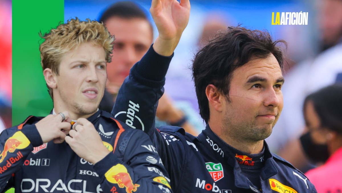 Prensa británica acusa a 'Checo' Pérez por el fracaso de Liam Lawson en Red Bull (AP/Imago7)