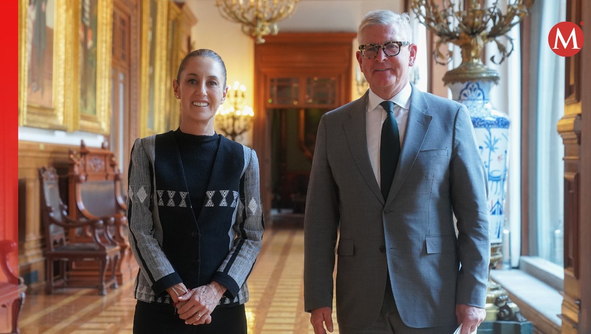 Börje Ekholm, CEO de Ericsson, estuvo en Palacio Nacional con Sheinbaum. | X