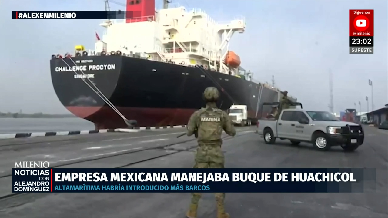 Empresa vinculada a huachicol introdujo al menos tres barcos en meses recientes