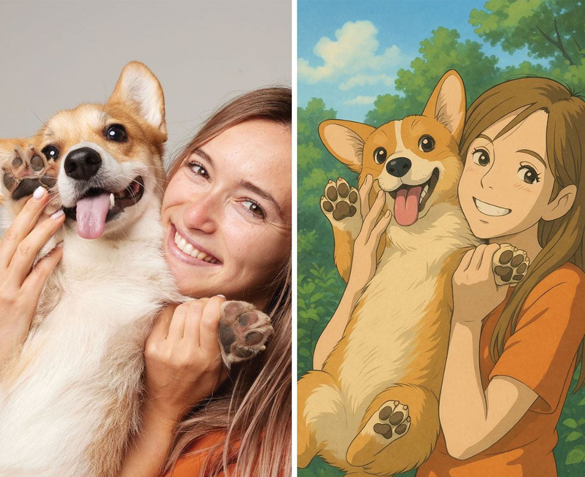 Las imágenes estilo Ghibli hechas con IA han inundado las redes sociales Foto: Shutterstock y Cortesia.