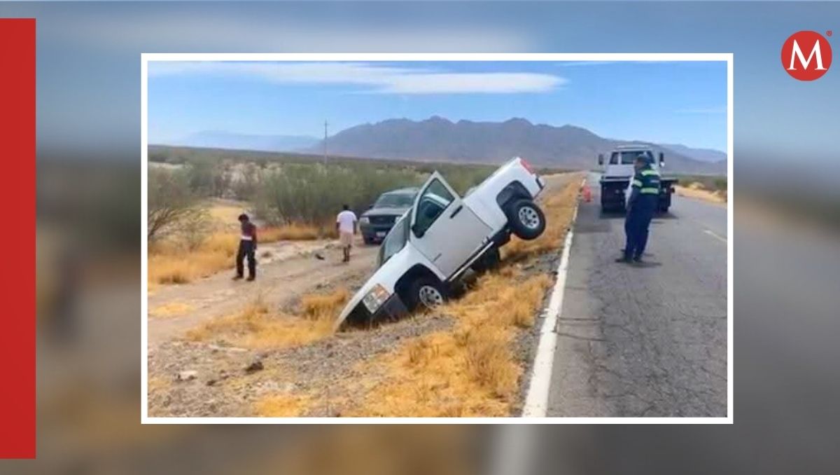 El incidente ocurrió a la altura del entronque del ejido Mayran, municipio de San Pedro, Coahuila. | Especial