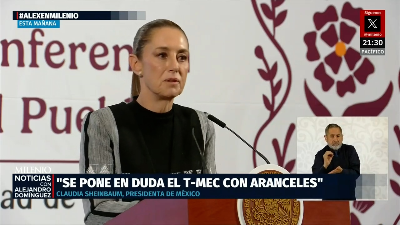 Presidenta Sheinbaum responde a aranceles de Trump con el Plan México
