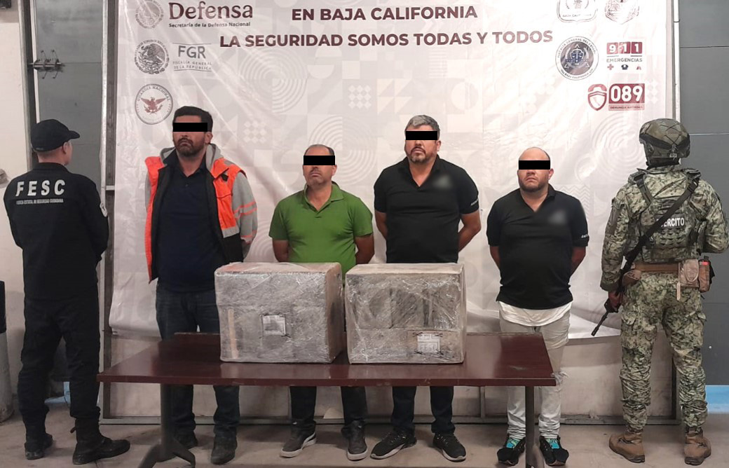 Autoridades aseguraron droga en distintas acciones en Baja California. | Especial