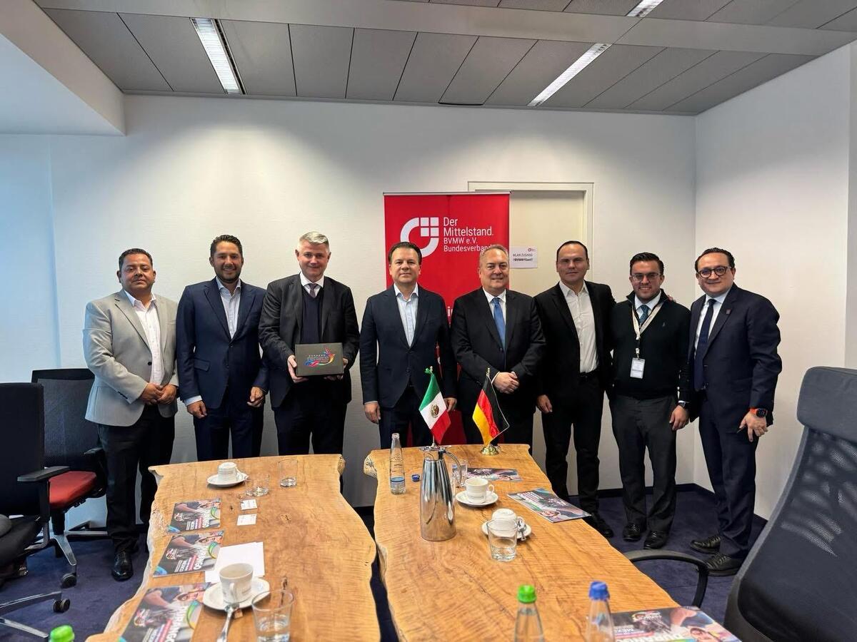 El gobernador Esteban Villegas fortalece lazos estratégicos con empresas alemanas en Berlín. | Especial