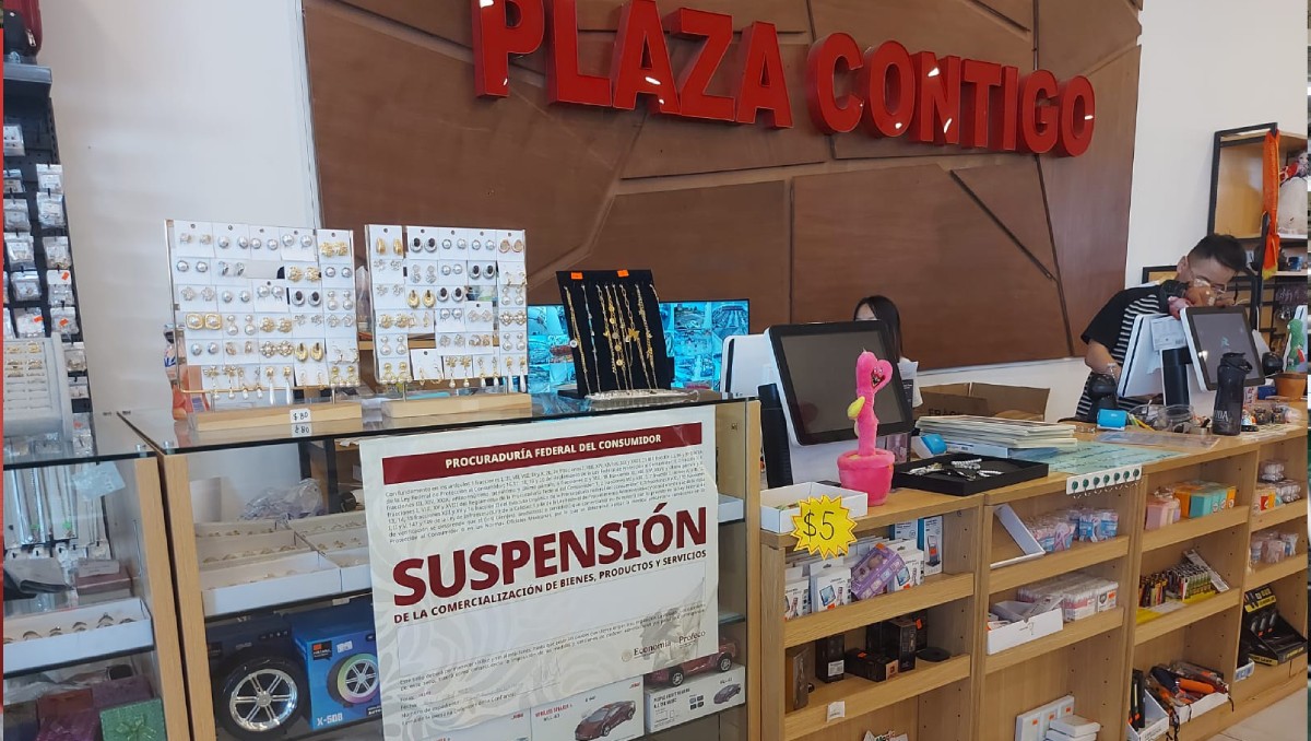 La Profeco dijo que ayer realizó la verificación del establecimiento "Plaza Contigo". Foto: Especial
