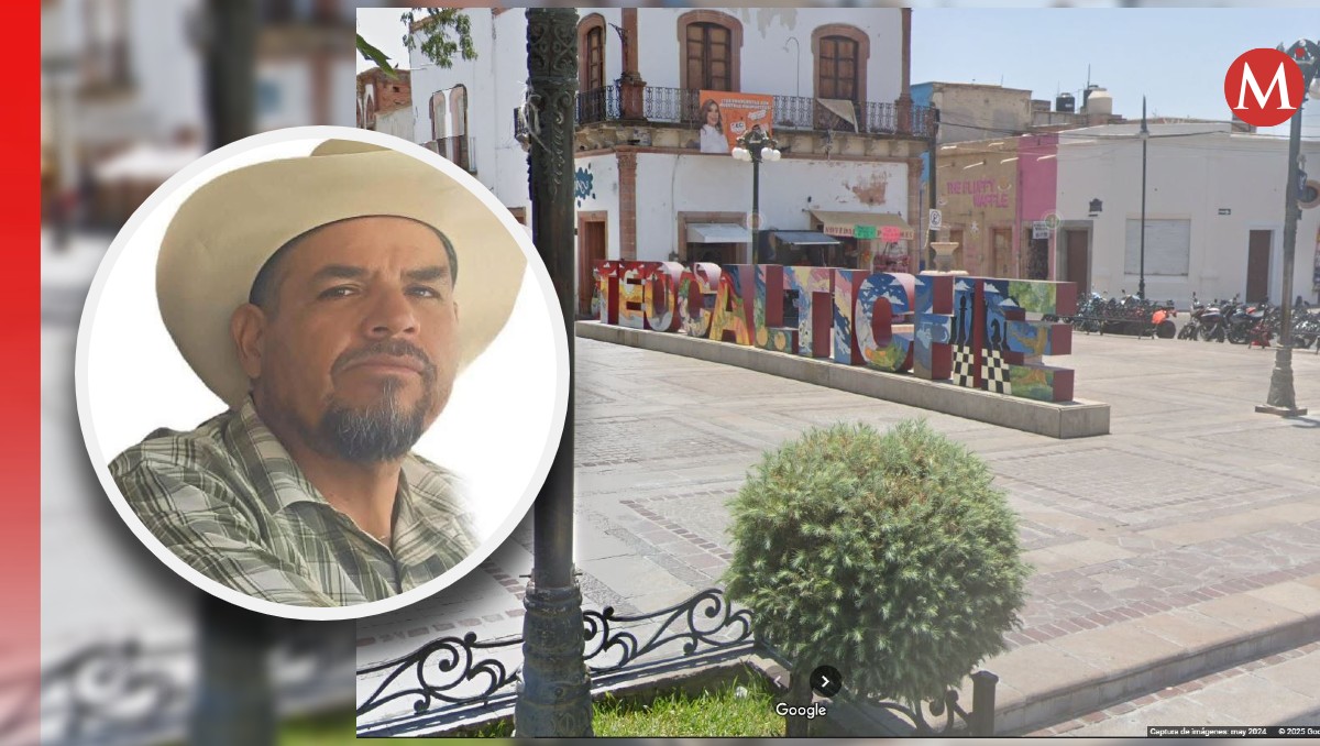 Juan Pablo Alonzo denunció las condiciones de inseguridad en Teocaltiche, Jalisco (Fotos: Especial y Google Maps | Diseño: milenio)
