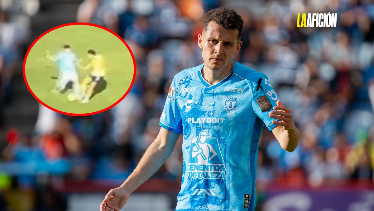 Ex árbitros reclaman roja a Oussama Idrissi por falta a Alan Cervantes (Imago7)