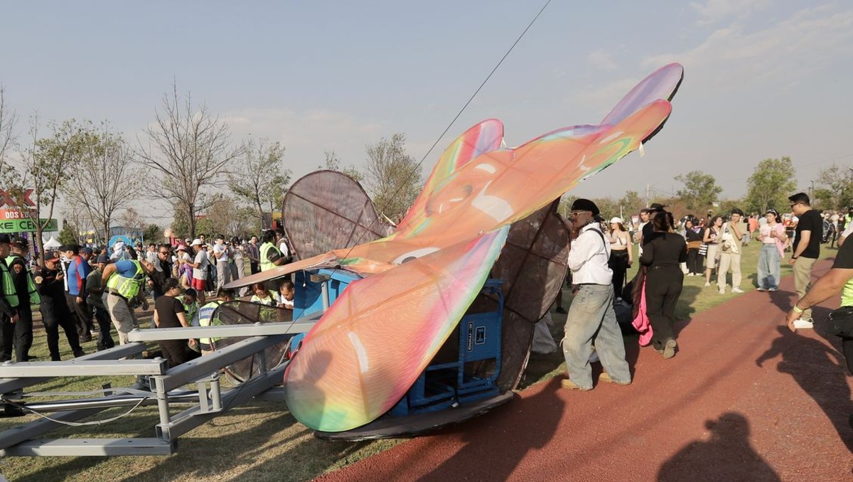 Cae estructura en Axe Ceremonia. (Foto: Ariel Ojeda)