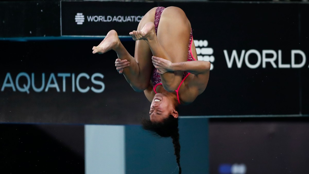 Gabriela Agúndez quedó en el quinto lugar del Mundial de Clavados (EFE)