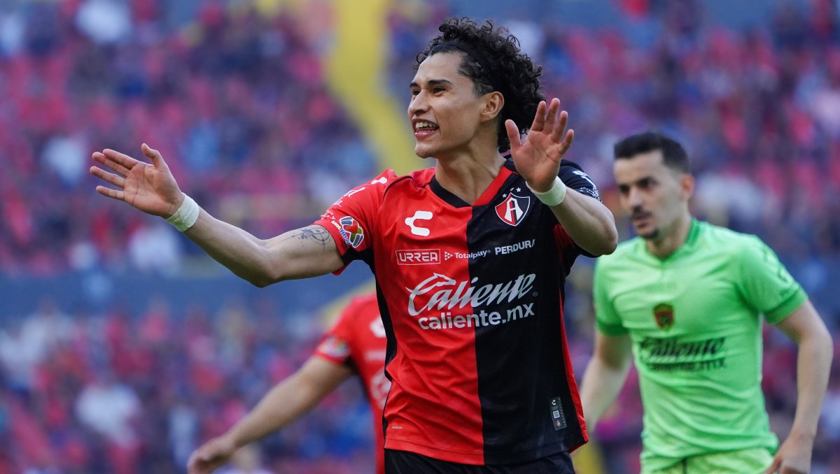 Jéremy Márquez reclamó un penal para Atlas en el partido contra Juárez (Imago7)