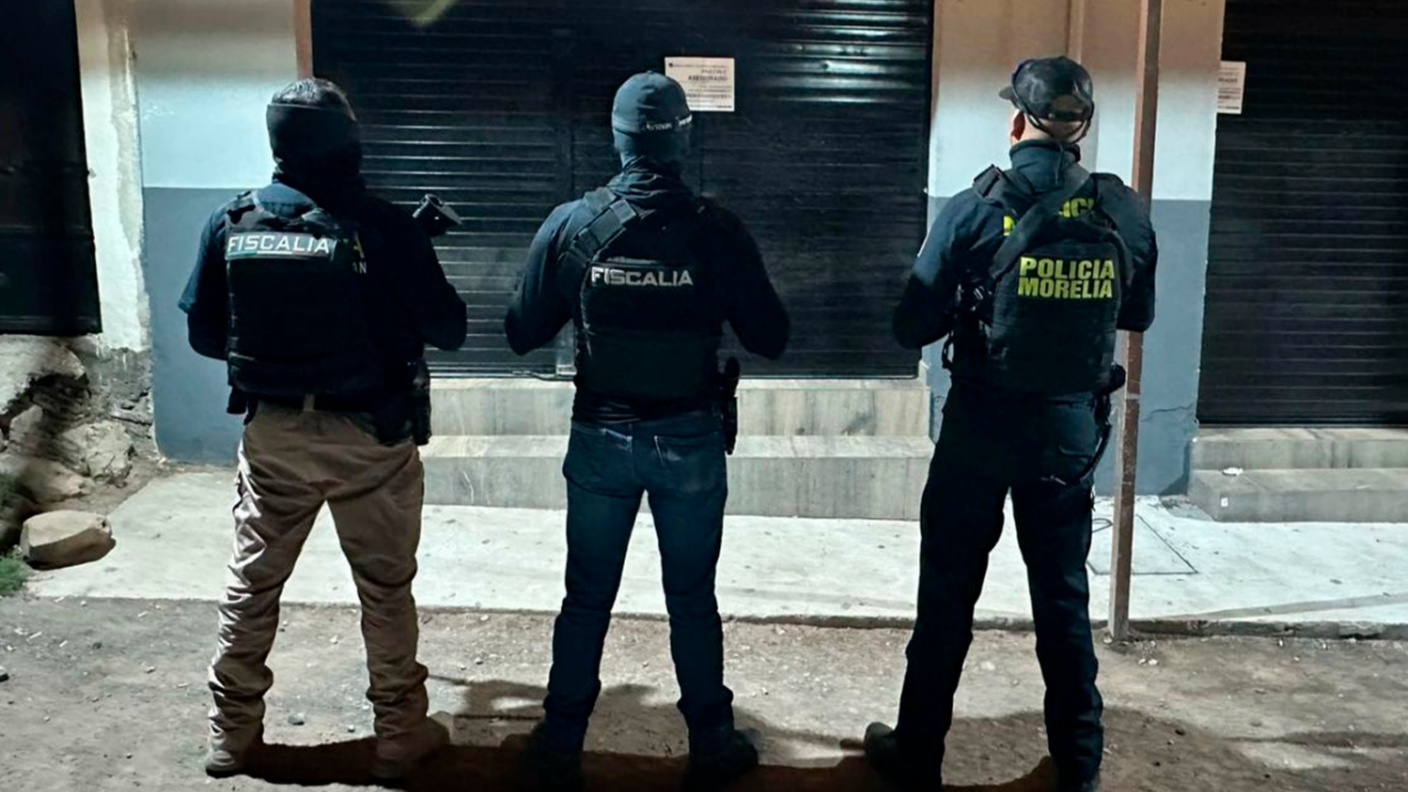 Aseguran 700 dosis de droga, tras cateo de dos bares ubicados en Morelia