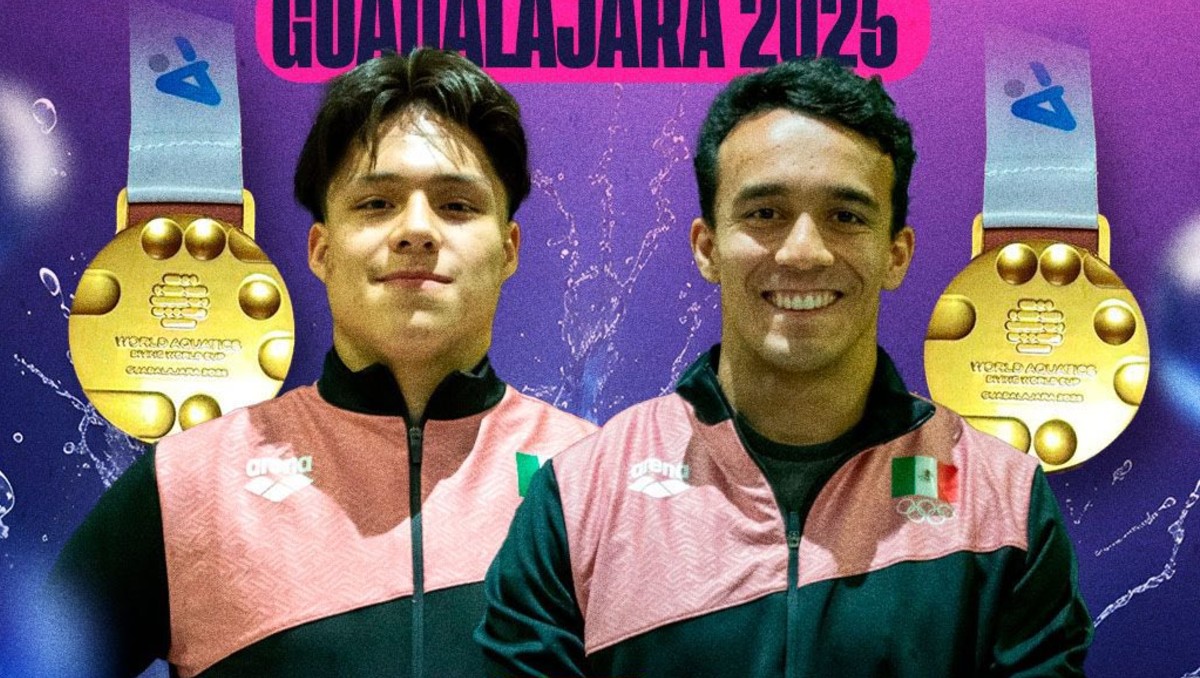 ¡Revancha ante China! Osmar Olvera y Juan Manuel Celaya ganan medalla de oro en el Mundial de Clavados