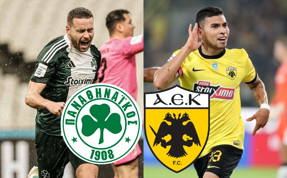 Panathinaikos vs AEK Atenas. EN VIVO partido de la Superliga de Grecia 2025 (Instagram @fcpanathinaikos/@orbelin7pineda)