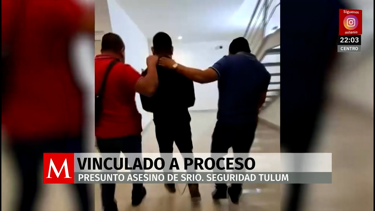 Vinculan a proceso a 'El Rayo' por homicidio del secretario de Seguridad de Tulum