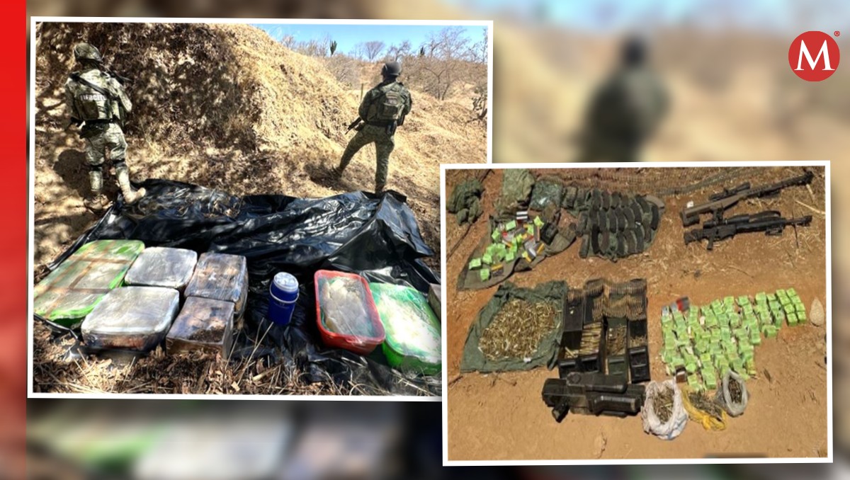 Decomisan armas y explosivos en Sinaloa. | Especial