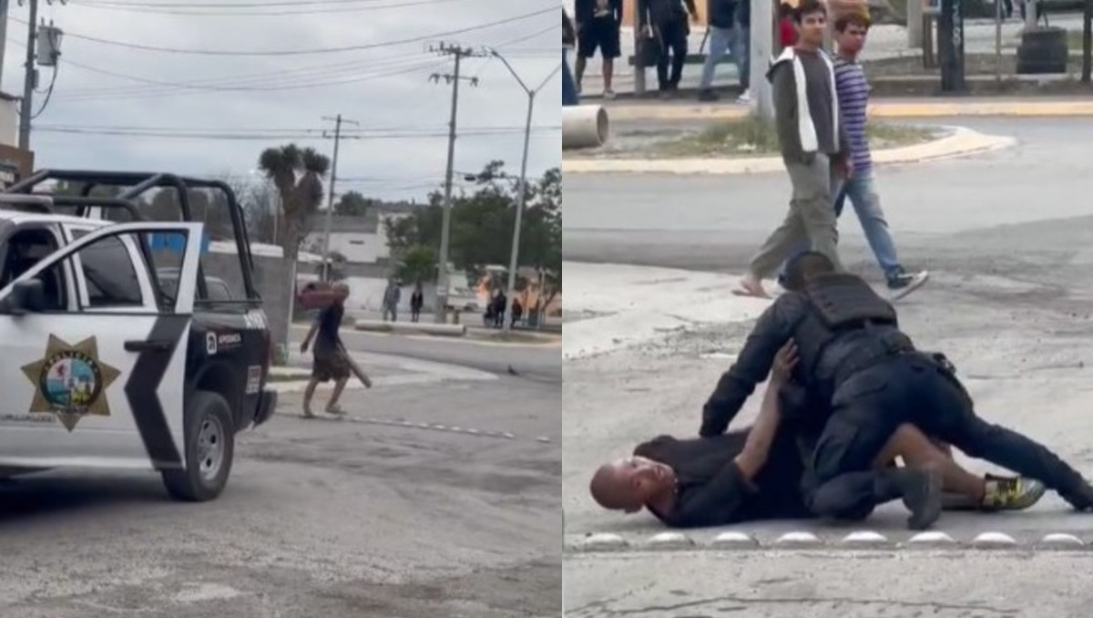 El forcejeo y agresión se registró en la colonia Paseo de las Flores. Foto: Especial