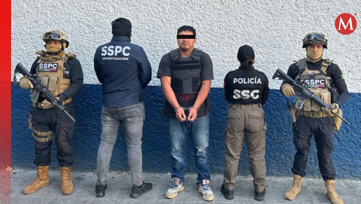 El implicado intentó escapar cuando notó la presencia policial cerca de un mercado en Iztacalco. | Especial