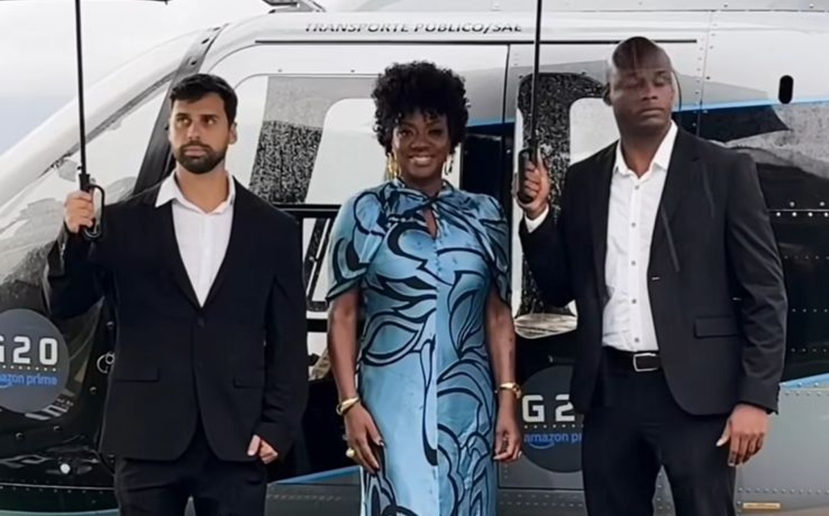 Viola Davis en la premier mundial de 'G20' en Brasil. FOTO: Ivett Salgado