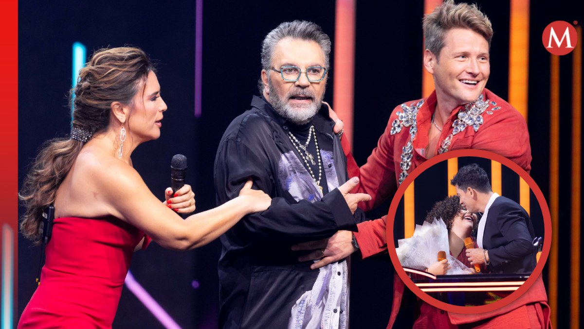 Yahir sorprende a Lucerito con ramo de flores en 'Juego de Voces' | Especial