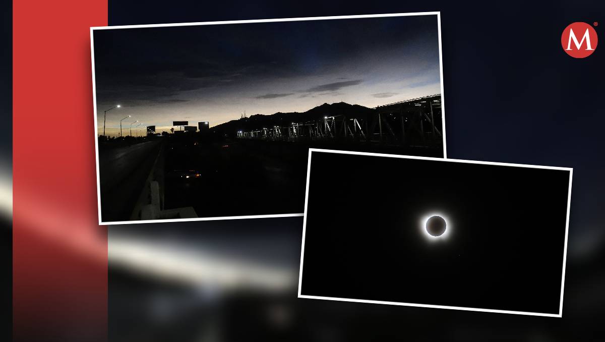 Eclipse solar 2024 en La Laguna. l Milenio Diseño