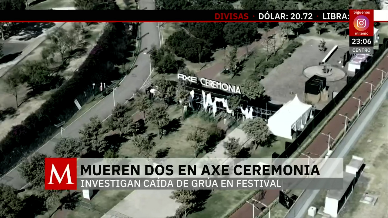 Investigan muerte de fotógrafos tras colapso en el festival AXE Ceremonia