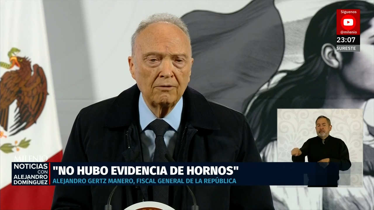 Alejandro Gertz Manero confirma cremación de restos en rancho Izaguirre y niega campo de exterminio