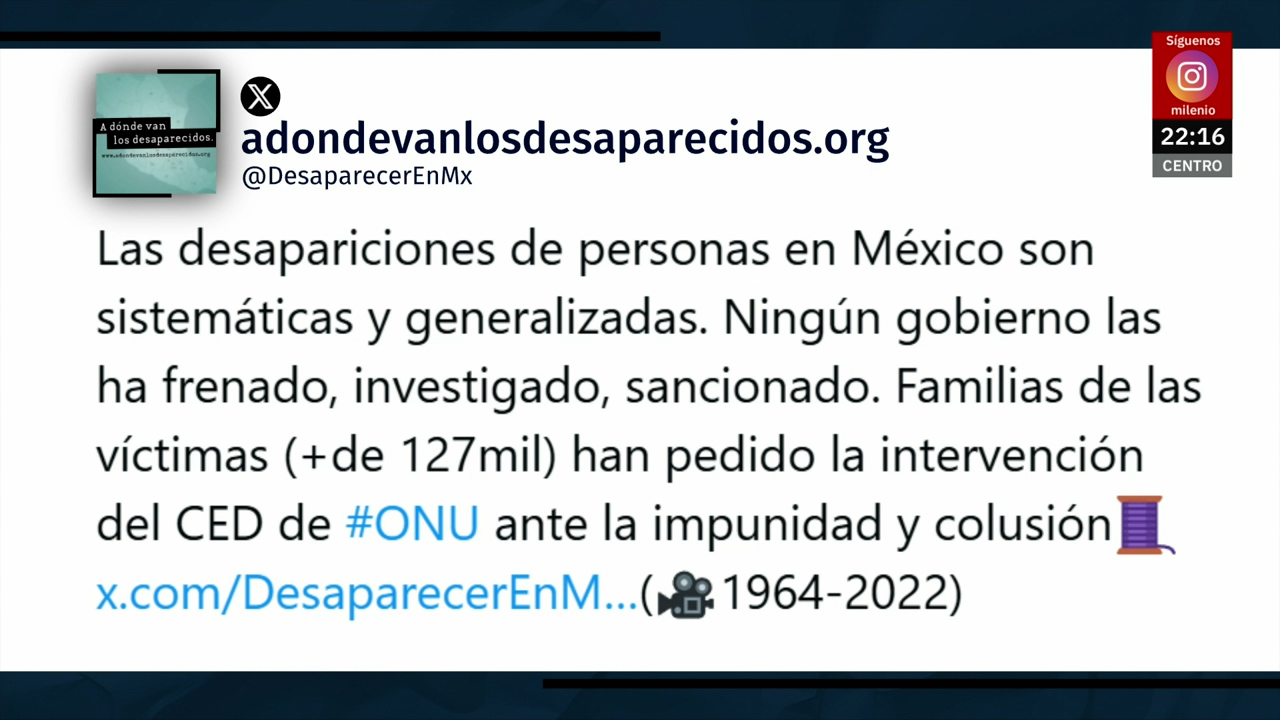 Colectivos de búsqueda critican postura de Morena sobre crisis de desapariciones