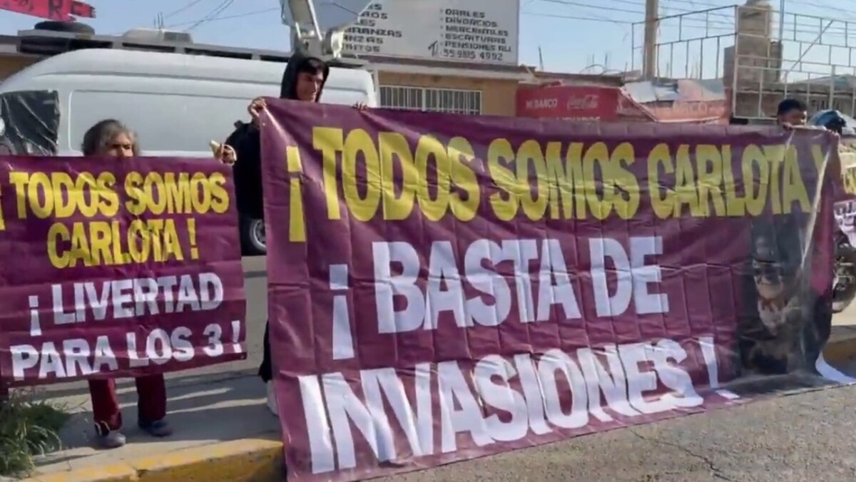 Decenas de personas se han sumado para pedir la liberación de Carlota "N" tras el asesinato de dos hombres | Especial