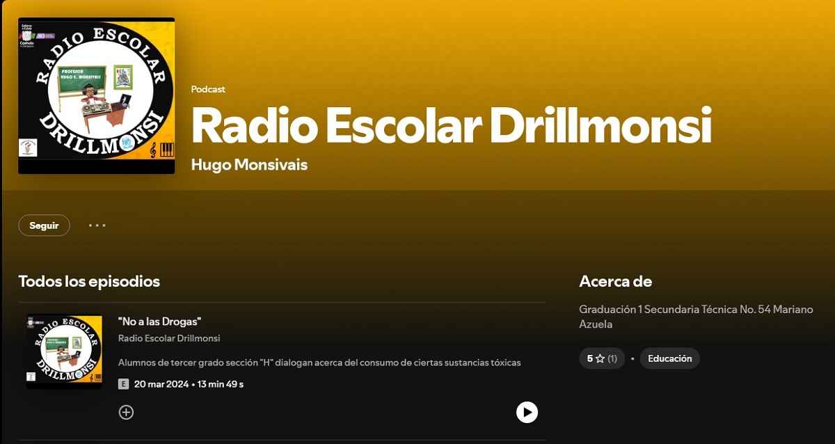El podcast se encuentra en Spotify. (cortesía)