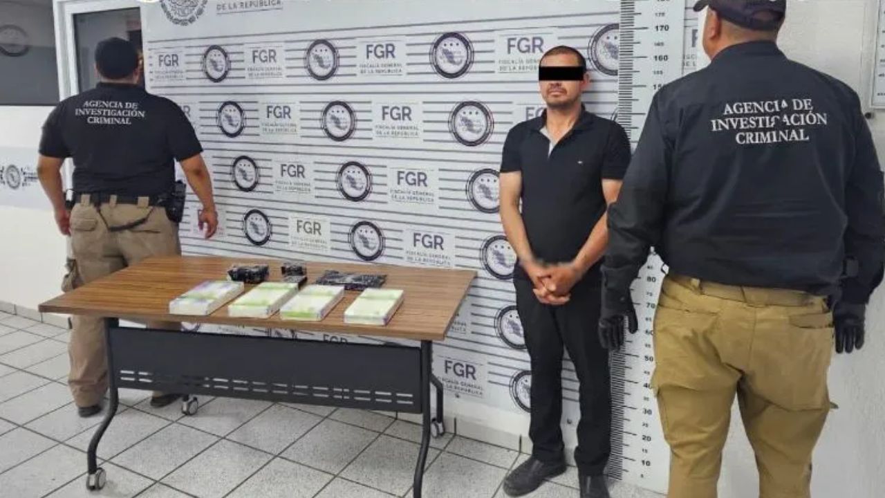 Hombre que transportaba 4 kilos de fentanilo, es tenido en Sonora