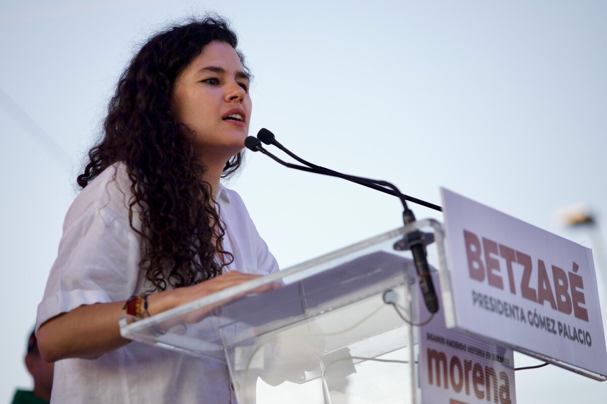 Luisa María Alcalde, presidenta nacional de Morena. | Foto: Especial