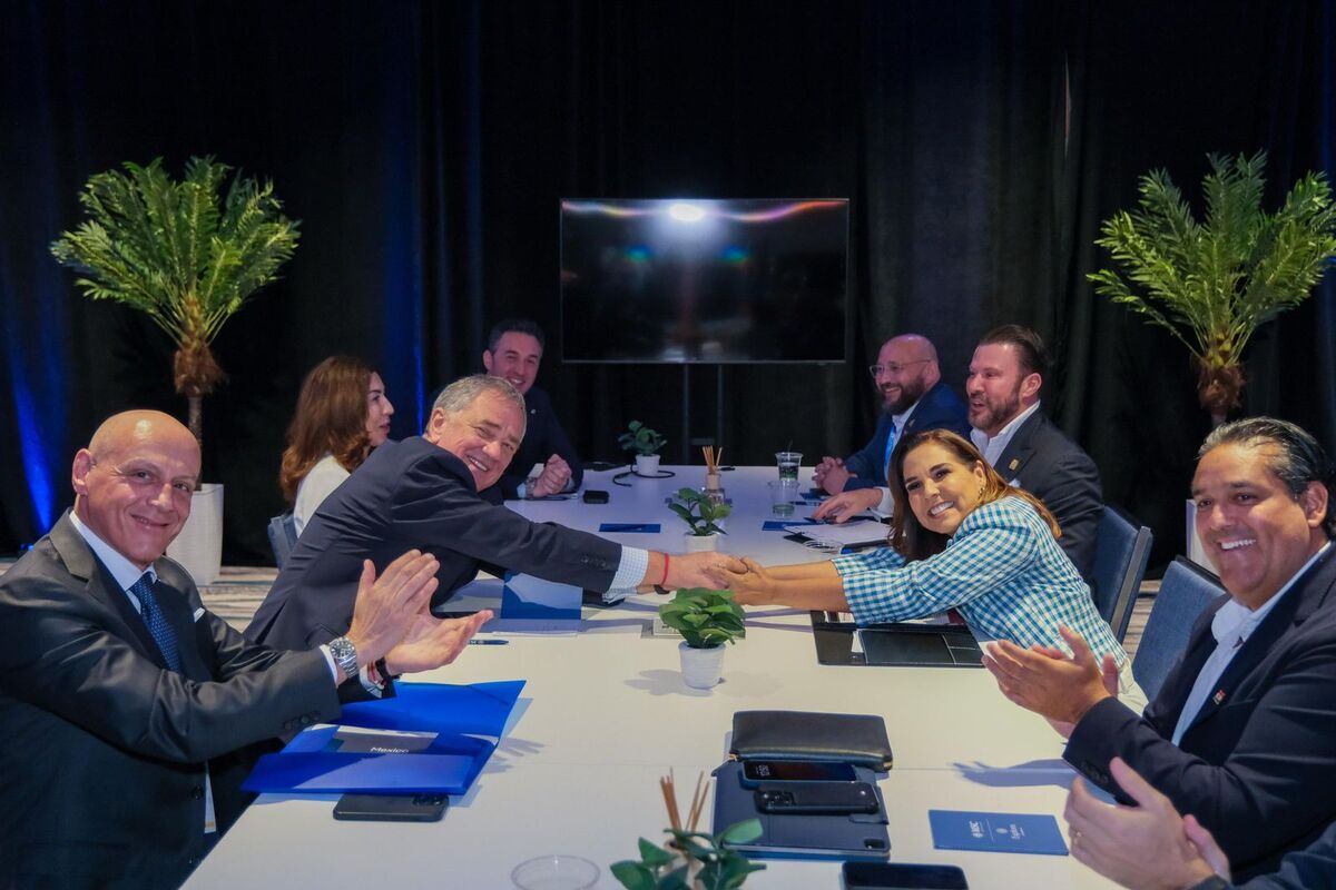 Mara Lezama  se reunió con directivos de la FCCA y CEOs de las principales empresas navieras del mundo. | (Fotografía: Especial)