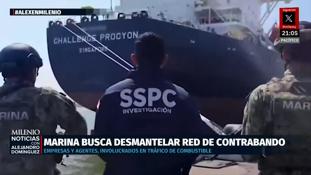 Marina despliega operativos de inteligencia contra redes de huachicol en puertos mexicanos