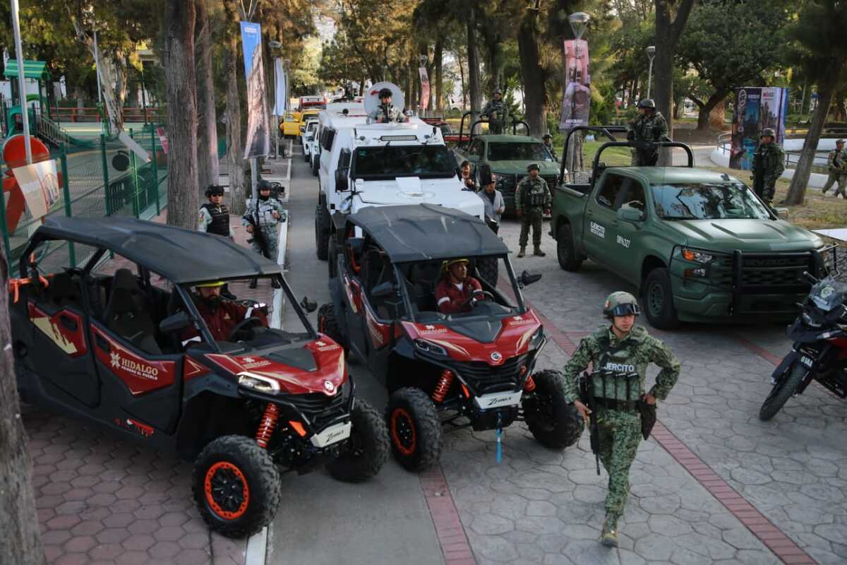 El operativo vacacional en Hidalgo contempla vigilancia reforzada en destinos turísticos.