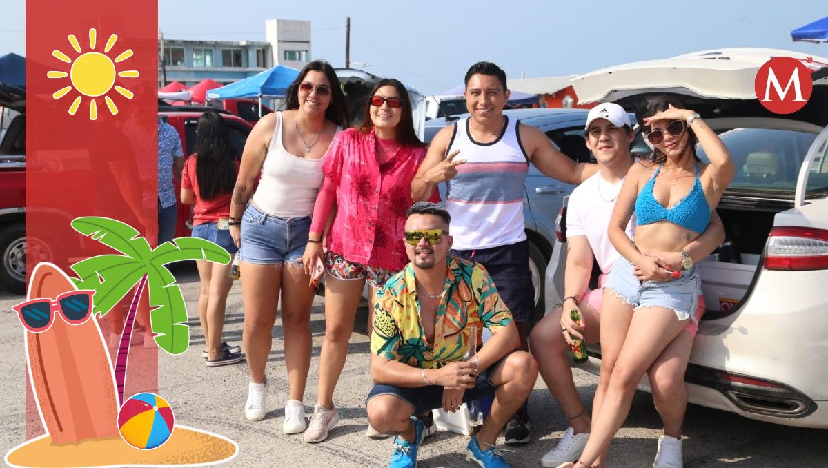 El playazo del sur de Tamaulipas se ha vuelto una tradición entre los llamados ‘chavorrucos’. (Yazmín Sánchez)