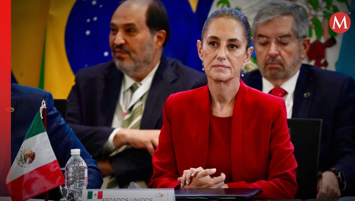La Presidenta de México durante la Cumbre de la Celac, en la que llamó a la unidad. | AFP