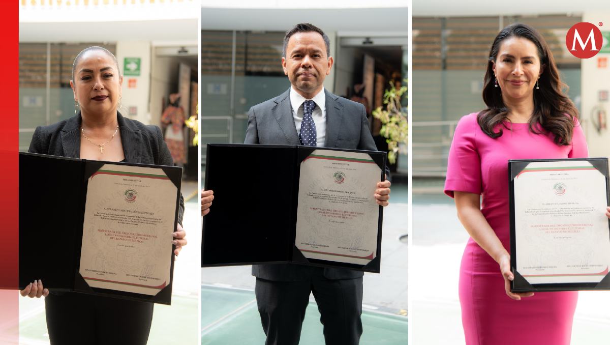Arlen, Selene y Héctor se unen al Tribunal Electoral del Estado de México. Foto: (Especial)