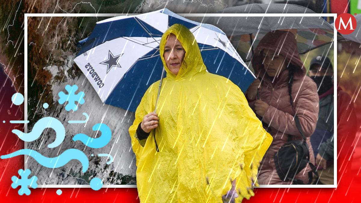 Frentes fríos 38 y 39 traerán temperaturas bajo cero, lluvias y vientos a gran parte de México | Diseño: Antonio Texta | Fotos: Cuartoscuro & SMN
